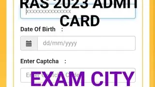 RAS  ADMIT CARD 2023 l ras exam 2023 admit card kaise check kare #shorts