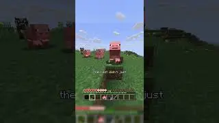 На этом сервере Minecraft животные ведут себя по-дикому! #minecraft #smp