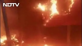 BJP Leaders Say Party Office Set On Fire In Bengal, Share Videos
