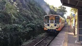 Cute slow rural train with diesel power / How to ride One-man-operated train in Japan?