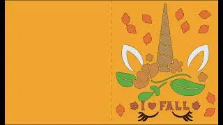 Fall card ideas to design in cricut design space
