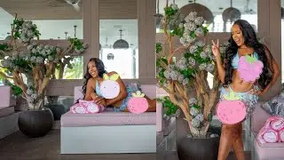 Angela Simmons Stuns in Baby Blue Bikini: Vacation Goddess Vibes! 🔥
