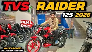 2026 Tvs Raider Dual disc | Single channel abs | Detailed Review 