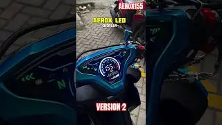 Yamaha Aerox 155 V2 Digital Speedometer Odometer LED Panel Gauge #aerox155 #aeroxv2 #yamahaaerox