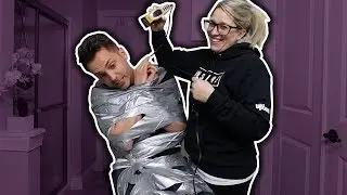 Розыгрыш с утиной лентой! *Он психанул*