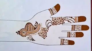 Beautiful arebic mehndi design 🌸🍃 | Mehndi by Darshna | #artist #mehndi #art #mehndiart 