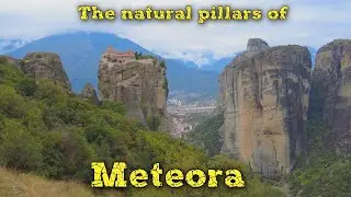 The natural pillars of Meteora