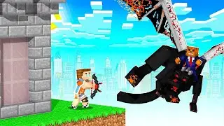 Защищаю свой замок в Minecraft Castle Wars!