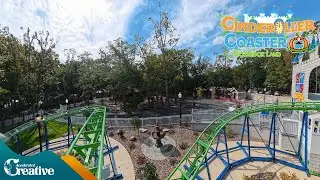 Cinderoller Coaster fall 2025 backrow on-ride 5K POV - Storybook Land NJ