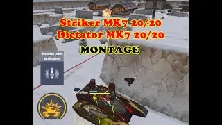 Tanki Online 2021 | Striker and Dictator Montage - Remote rocket explosives Augment
