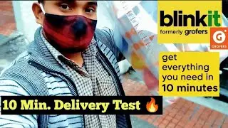 blinkit (Grofers)10 Min.Delivery Test🔥🔥|| Formerly Grofers|| raNchit rauT ||Vlog 10||