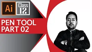 Pen Tool In Adobe Illustrator Class 12 Part 02|Add Anchor Point Tool|Delete Anchor Point Tool