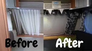 It's curtains for the caravan! (Don't panic - I'm making new caravan curtains - caravan makeover 2)