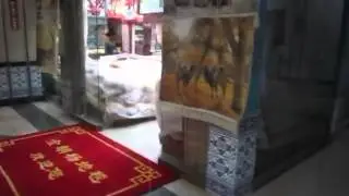 Urumqi Grand Bazaar carpet floor tour. In Xinjiang, China.