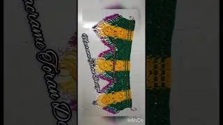 #short #diy Macrame Toran #Macrame Toran Tutorial #Prabhat's Macrame Art |How to make Macrame Toran
