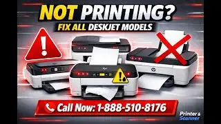 HP DeskJet Printer Not Printing? Easy Fix for All DeskJet Models | Step-by-Step Guide