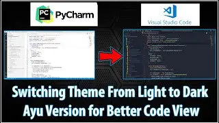 Switching Code Editor Theme from Light to Dark