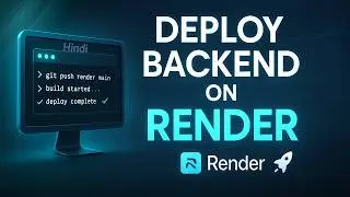 How to Deploy Backend to Render | Host Node.js, Express.js Project on Render for FREE ⚡️