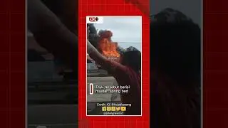 Truk terbakar di Demak #demak #demakkotawali #infodemak