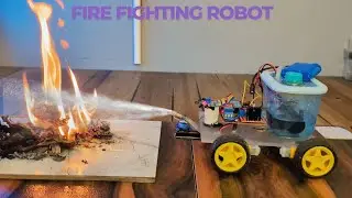 fire fighting robot Advance Version | Autonomous + Phone Control | Code & Circuit | Full explanation