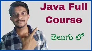 Java full course  in Telugu 2022 latest // java full course  in Telugu  Easy Learning Channel