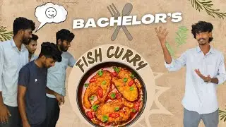 || Bachelor's Fish Curry 😂😂 || #vlog #friends #funny #comedy #fishcurry #college #cooking