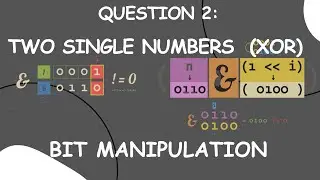 Question: 2 || LeetCode: Single Number III(XOR)