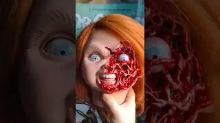 Child's Play 3 Pizza Face CHUCKY Head Unboxing From TOTS! #chucky #trickortreatstudios #childsplay3
