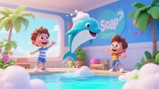 The Soap Dolphin Jump Song 🐬🫧🎶 | Nursery Rhymes & Kids Songs