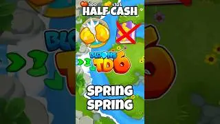 Bloons TD 6 - Spring Spring - Hard - Half Cash - No Monkeys Knowledge #gameguide #btd6