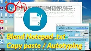 How to copy paste in Blend Notepad | JPEG to Blend Notepad Conversion Autotyper #blendnotepad