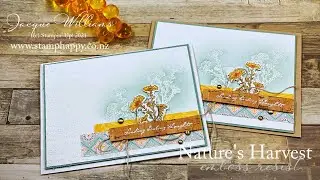 Простая техника тиснения с Nature's Harvest! Плюс, как пользоваться ручками Blender Pen!