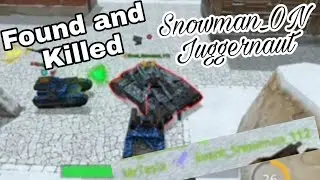 Tanki Online - FOUND AND KILLED Snowman Juggernaut