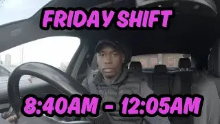 London Uber Driver Shift | 8am Until 12am | Friday Shift | Earnings