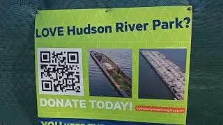 Hudson River Park “Then & Now” 📸 | Pier 25–26 Fence Exhibit Walk (Filmed in Reverse Order)