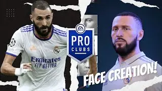FIFA 23 - KARIM BENZEMA Pro Clubs Face Creation