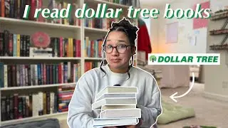 Reading Dollar Tree books for a week📚＄🌳 *reading vlog*