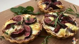 How to Make Roasted Fig, Brie & Goat&rsquo;s Cheese Tartlets