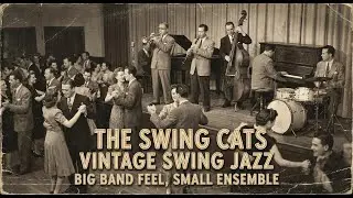 STEP BACK IN TIME: Energetic 1940s Vintage Swing Jazz Instrumental &ndash; 
