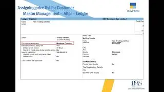 TALLY PRIME CUSTOMIZED MODULE | Customer wise Price List Control