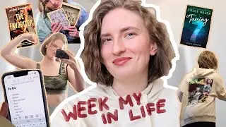 *productive* WEEK IN MY LIFE 🧺📖💇🏼‍♀️ | new hair, what i'm reading, apartment cleaning, winter blues