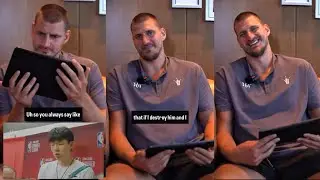 Nikola Jokic hilarious reaction to Yang Hansen wanting his signature 😂