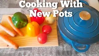 Cook With Me// Review My New Cast Iron Pots From @TAKEALOT