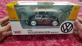 UNBOXING Motormax Volkswagen Beetle 1966. with Surfboard
