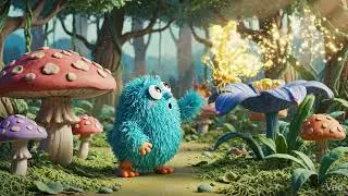 A animated video bird Butterfly