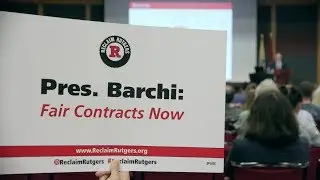 Rutgers Faculty, Staff, and Students Confront President Barchi