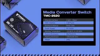 Unboxing and Quick look of Tarmoc Media Converter Switch 2 SFP port and 2 Gigabit port TMC-2S2G