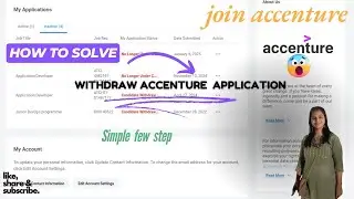 Как отозвать заявку на работу в Accenture за несколько простых шагов | Простое руководство