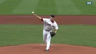 ARI@BOS: Peavy notches first K as a Red Sox pitcher
