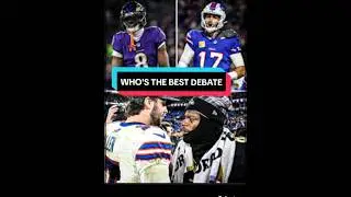 WHOSE THE BETTER QB DEBATE #lamarjackson #joshallen #qb #nfl